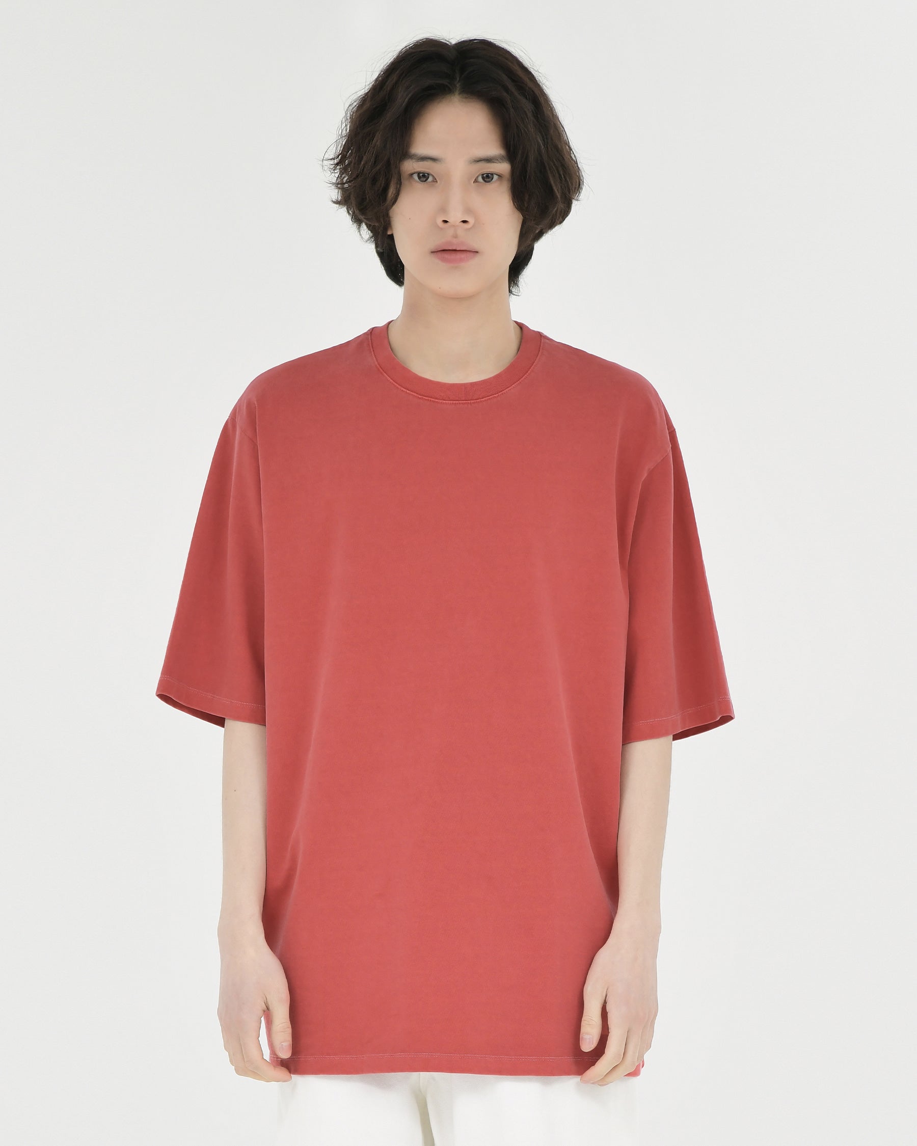 Brownyard - Washed T Shirt (Washed Red) product image 1 | TRAB K-Fashion Australia