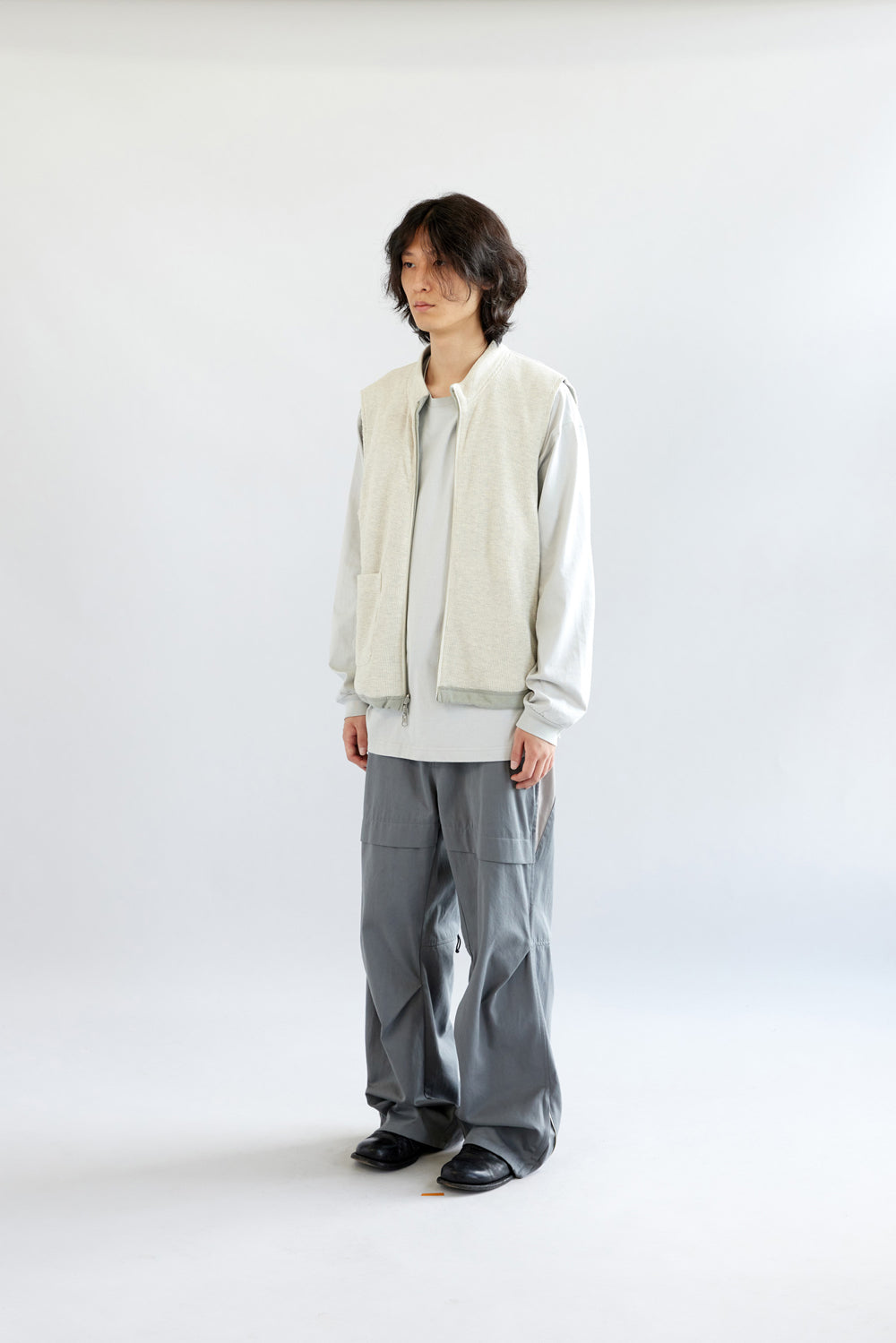 Hatchingroom - Reversible Jersey Vest Olive (Grey) product image 18 | TRAB K-Fashion Australia