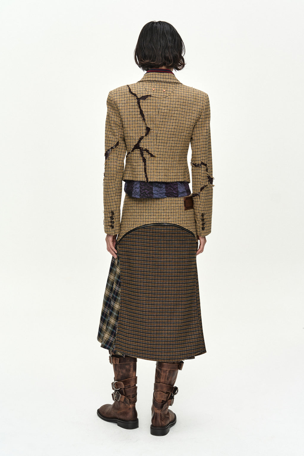 Andersson Bell - Lace Cut-Out Blazer (Beige) product image 2 | TRAB K-Fashion Australia