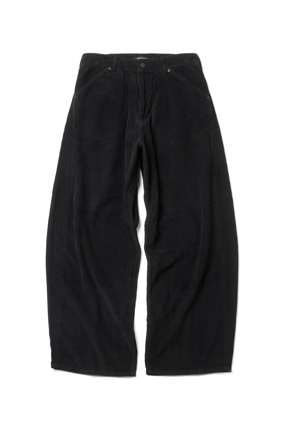 Hatchingroom - Wide Curve Pants Corduroy (Aged Black) product image 1 | TRAB K-Fashion Australia