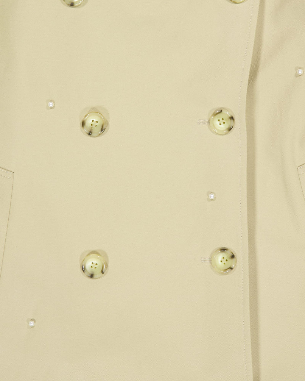Kimhe Kim - Pearl Embellished Trench Coat (Beige) product image 12 | TRAB K-Fashion Australia