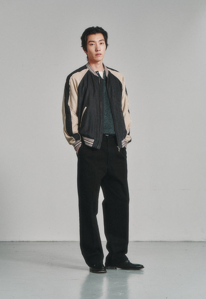 Art if acts - Vintage Souvenir Jacket (Black/Mud) product image 1 | TRAB K-Fashion Australia