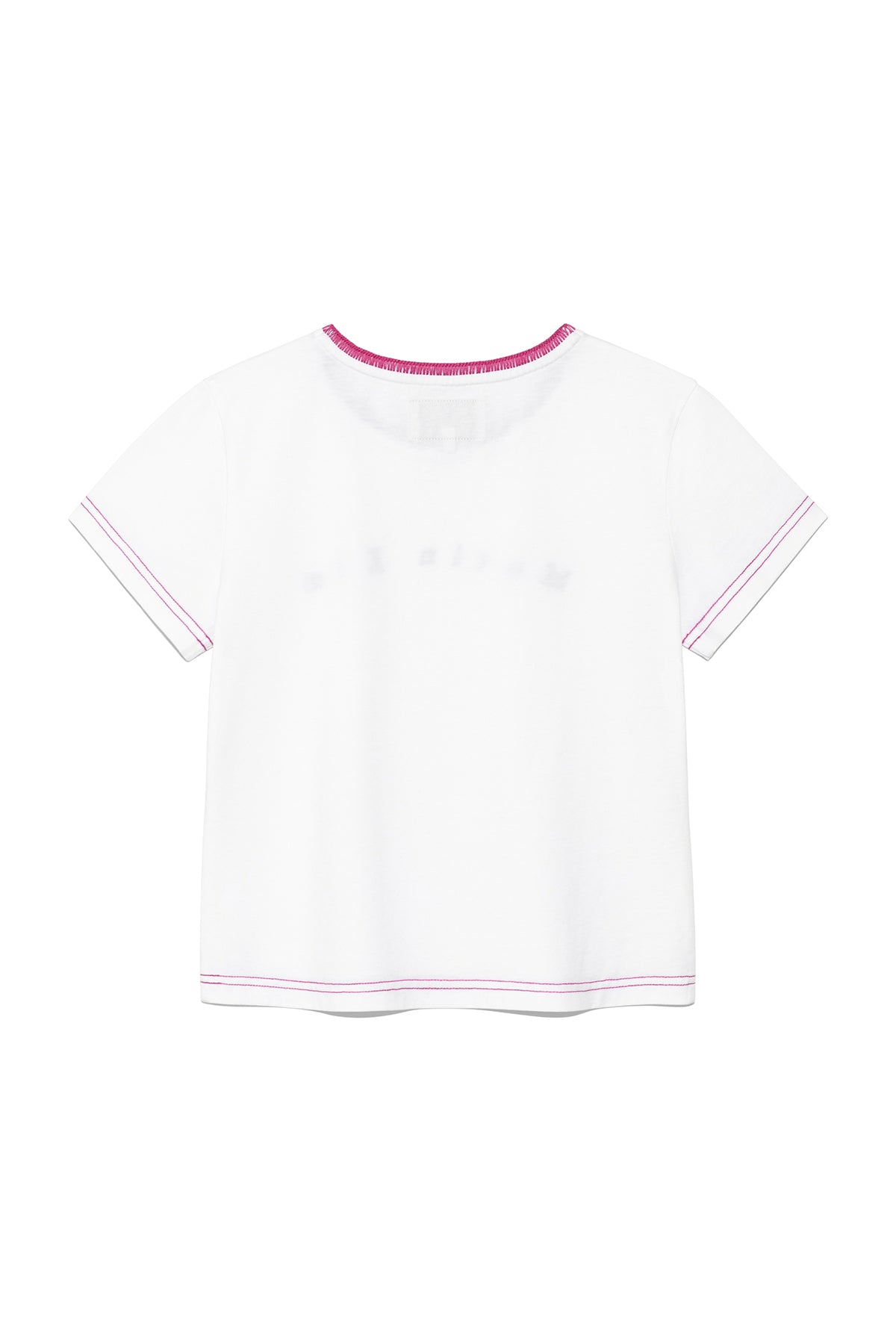 Matin Kim - Color Point Arch Logo Top (White) product image 2 | TRAB K-Fashion Australia