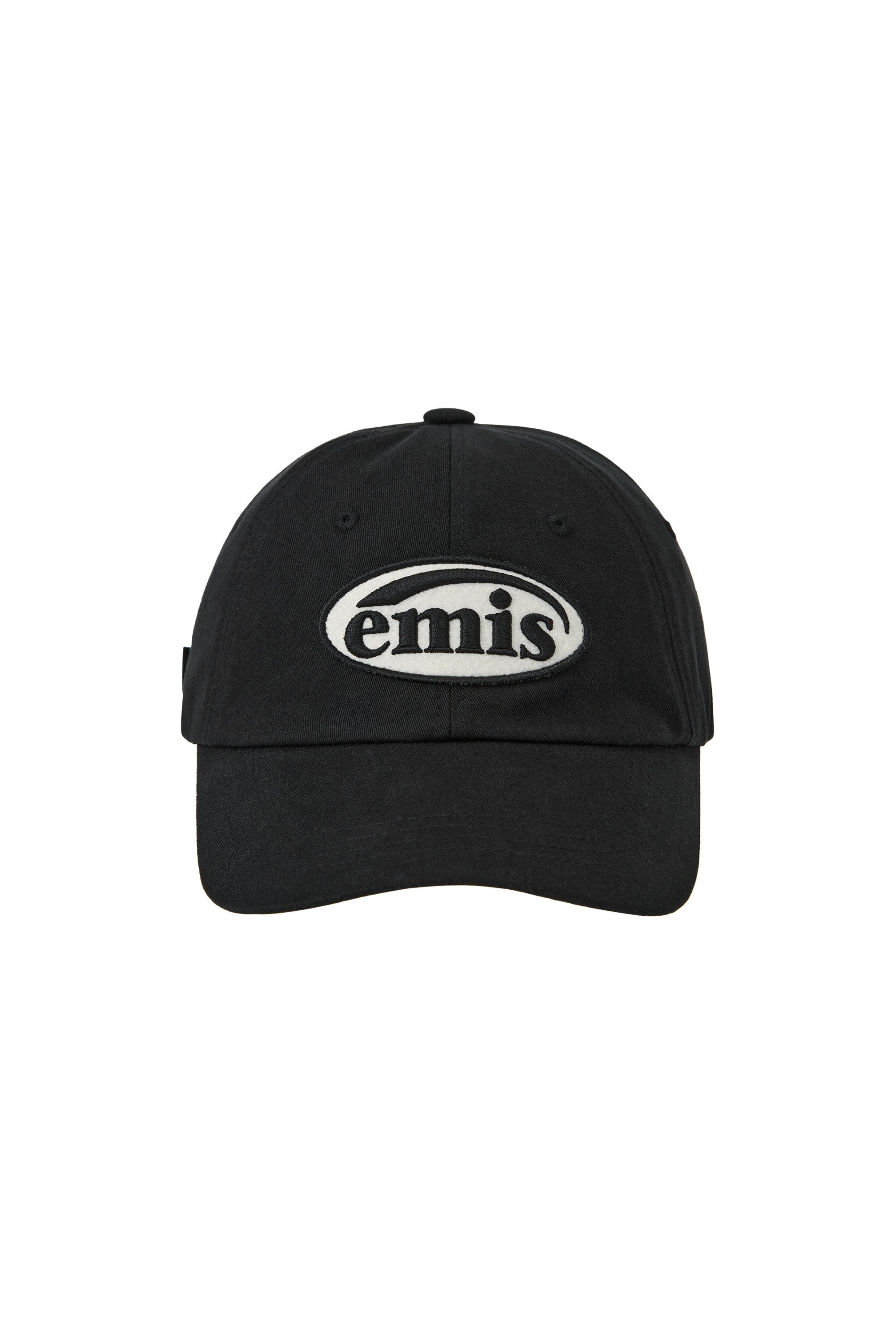 Emis - Tone On Tone Wappen Ball Cap (Black) product image 1 | TRAB K-Fashion Australia