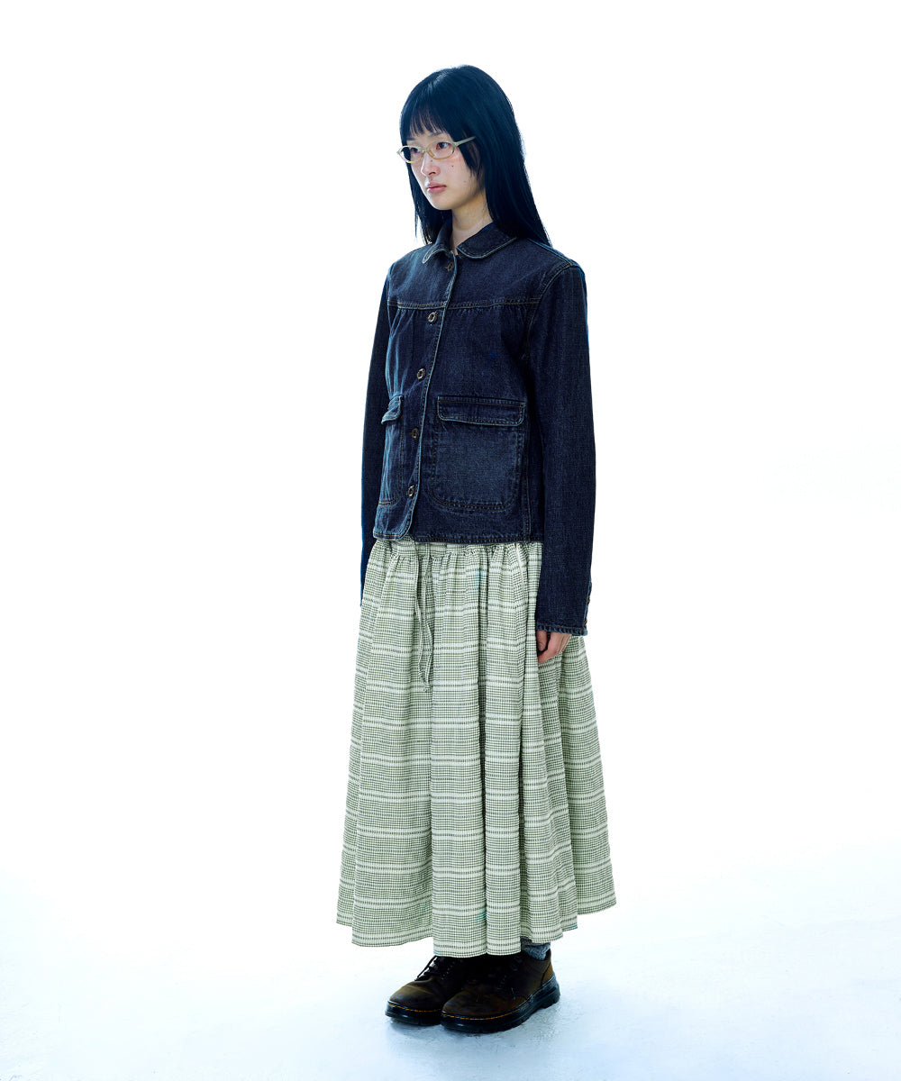 Coyseio - Wide Shirring Skirt (Light Green) product image 13 | TRAB K-Fashion Australia