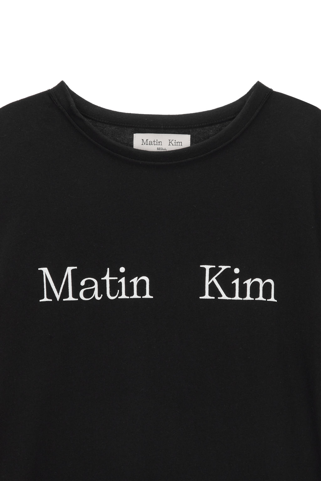 Matin Kim - Logo Top (Black) product image 3 | TRAB K-Fashion Australia