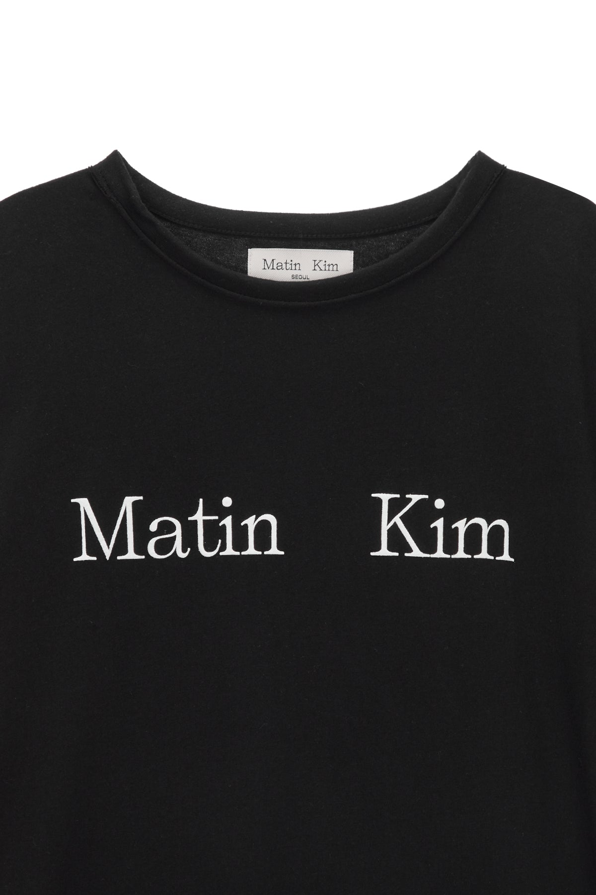 Matin Kim - Logo Top (Black) product image 3 | TRAB K-Fashion Australia
