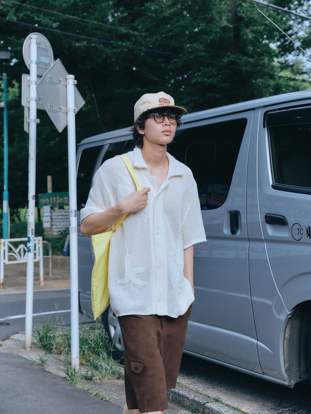 Stu - Graphic Knit Shirt (Cream) product image 8 | TRAB K-Fashion Australia