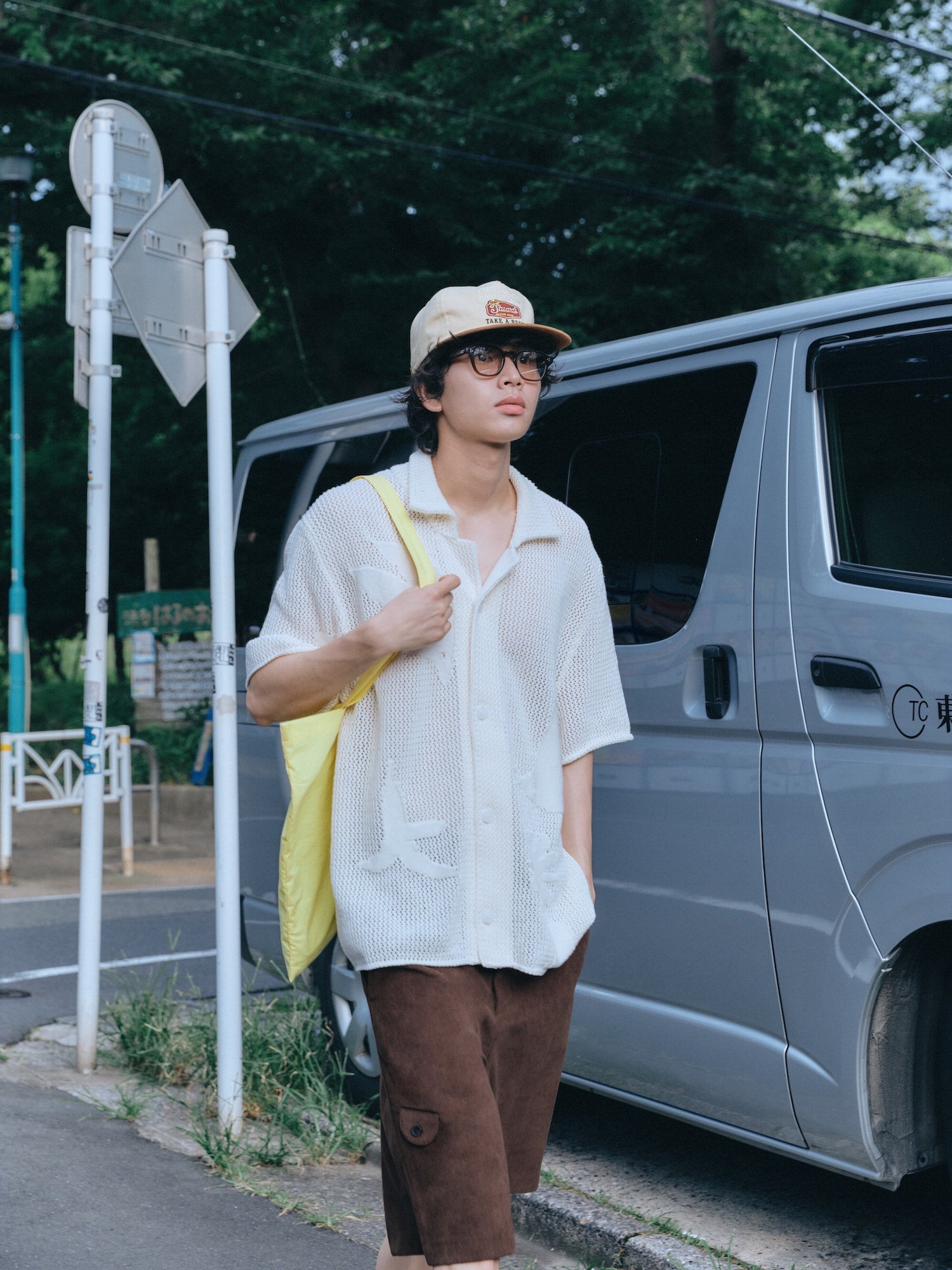 Stu - Graphic Knit Shirt (Cream) product image 8 | TRAB K-Fashion Australia