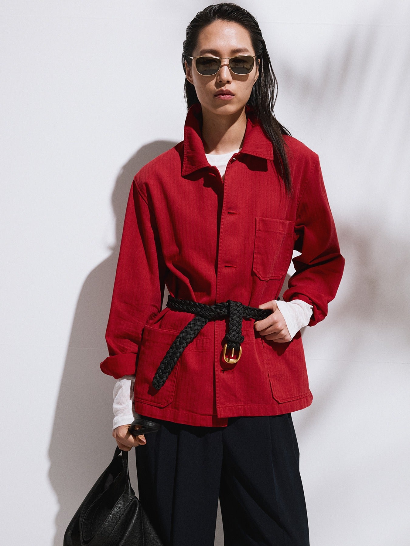 Recto - Garment Dyed Work Jacket (Red) product image 1 | TRAB K-Fashion Australia