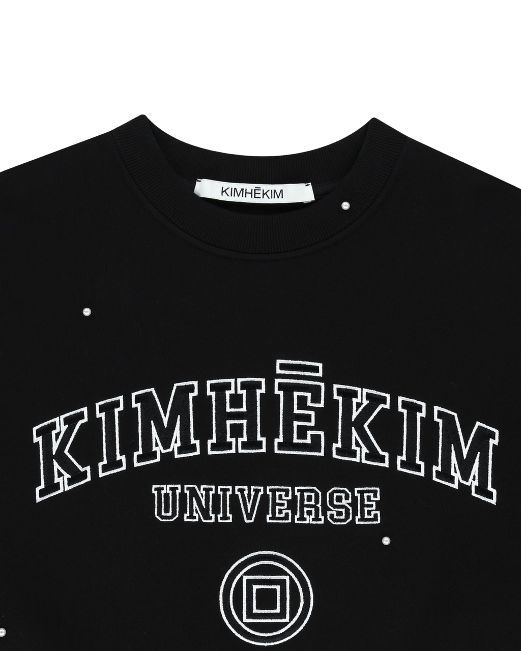 Kimhe Kim - Pearl Embellished Universe Sweatshirt (Black) product image 12 | TRAB K-Fashion Australia