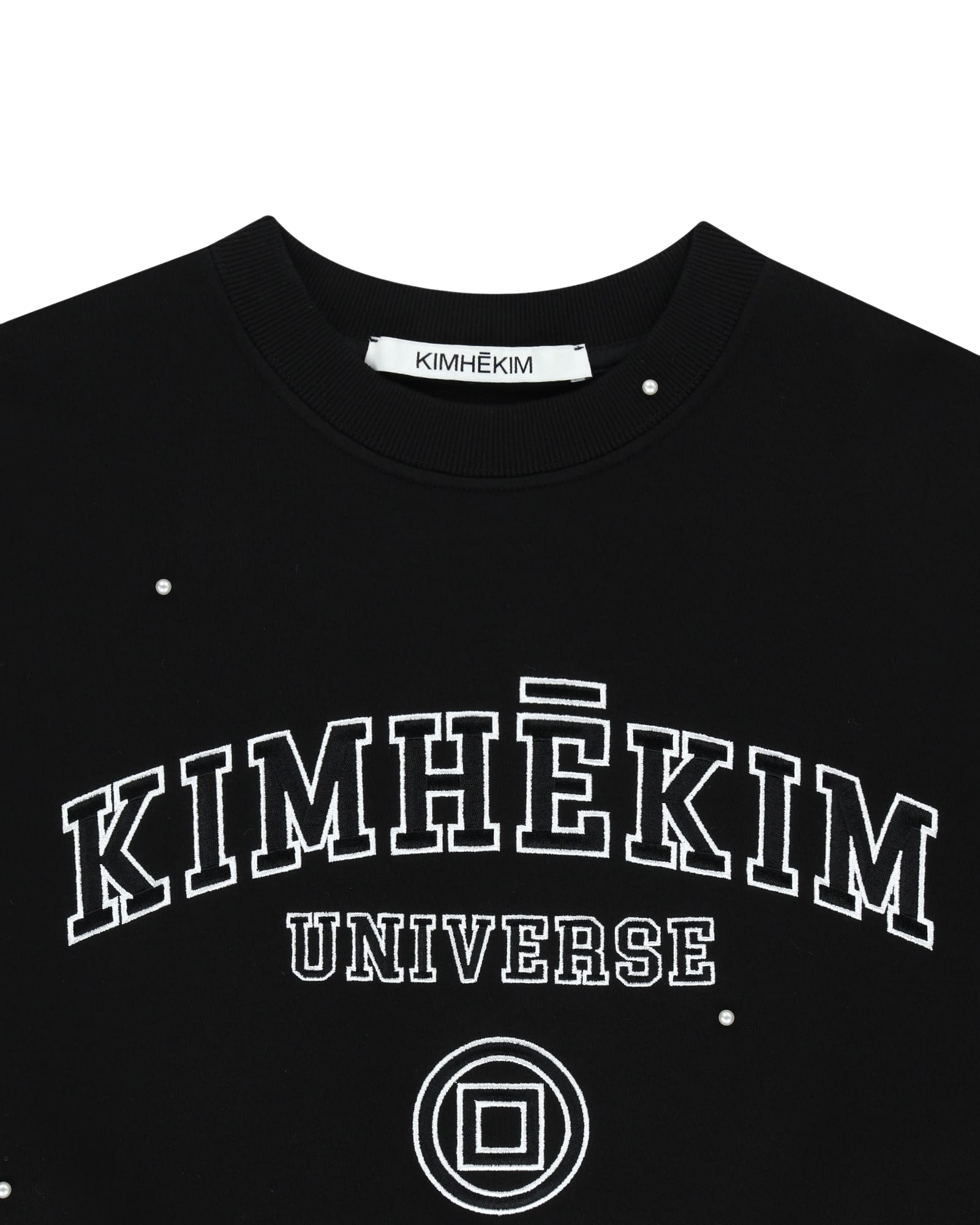 Kimhe Kim - Pearl Embellished Universe Sweatshirt (Black) product image 12 | TRAB K-Fashion Australia