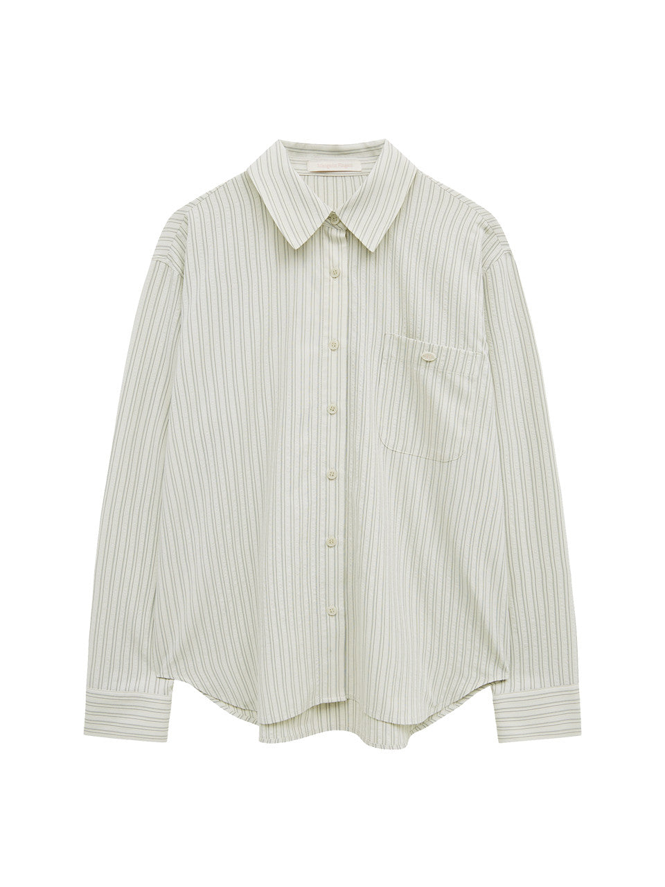 Margarin Fingers - Stripe Oversized Shirt (Ivory) product image 2 | TRAB K-Fashion Australia