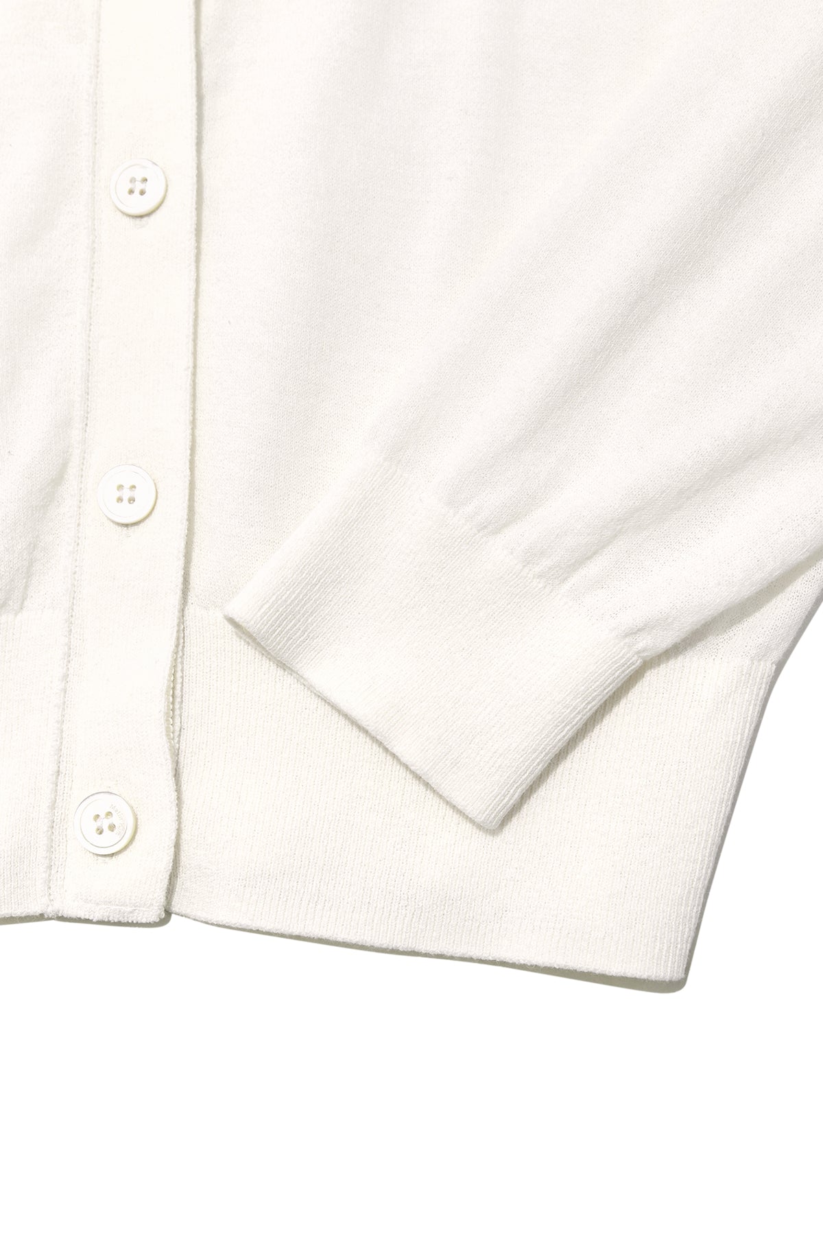 Matin Kim - Back Logo See Through Cardigan (Ivory) product image 3 | TRAB K-Fashion Australia