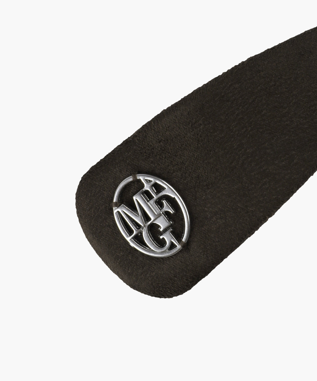 Marithe & Francois Girbaud - Circle Logo Suede Hair Pin 2pack (Brown) product image 3 | TRAB K-Fashion Australia