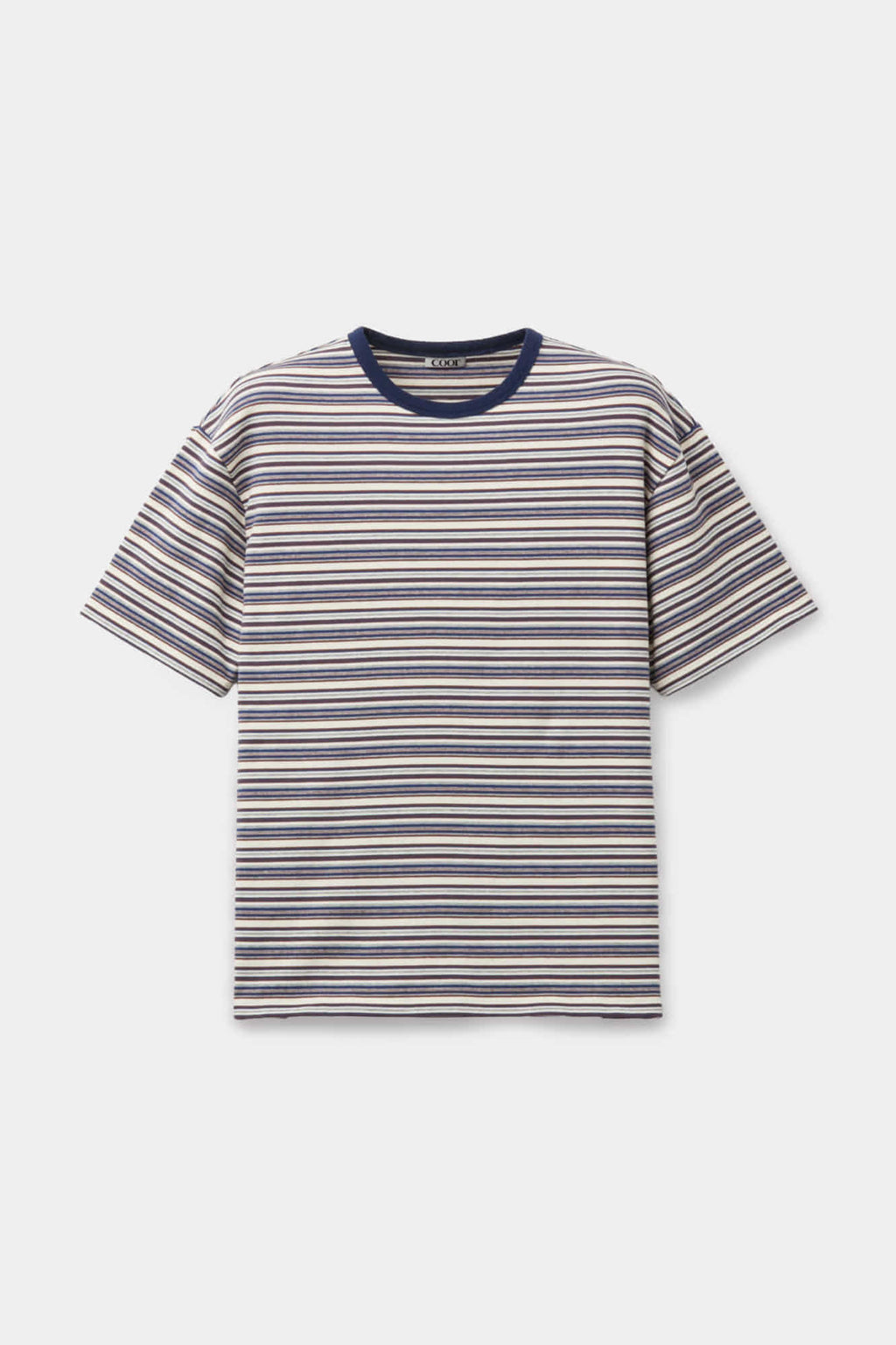 Coor - Multi-Pin Stripe T-Shirt (Blue) product image 1 | TRAB K-Fashion Australia