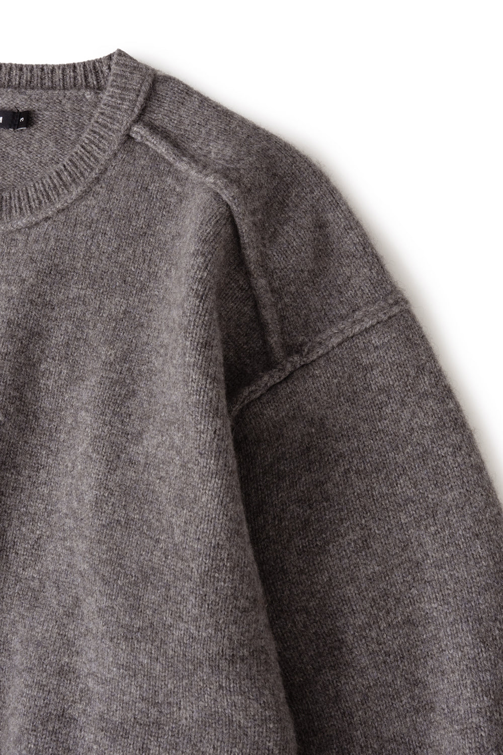 Hatchingroom - Reverse Damage Sweater Dusty (Grey) product image 4 | TRAB K-Fashion Australia
