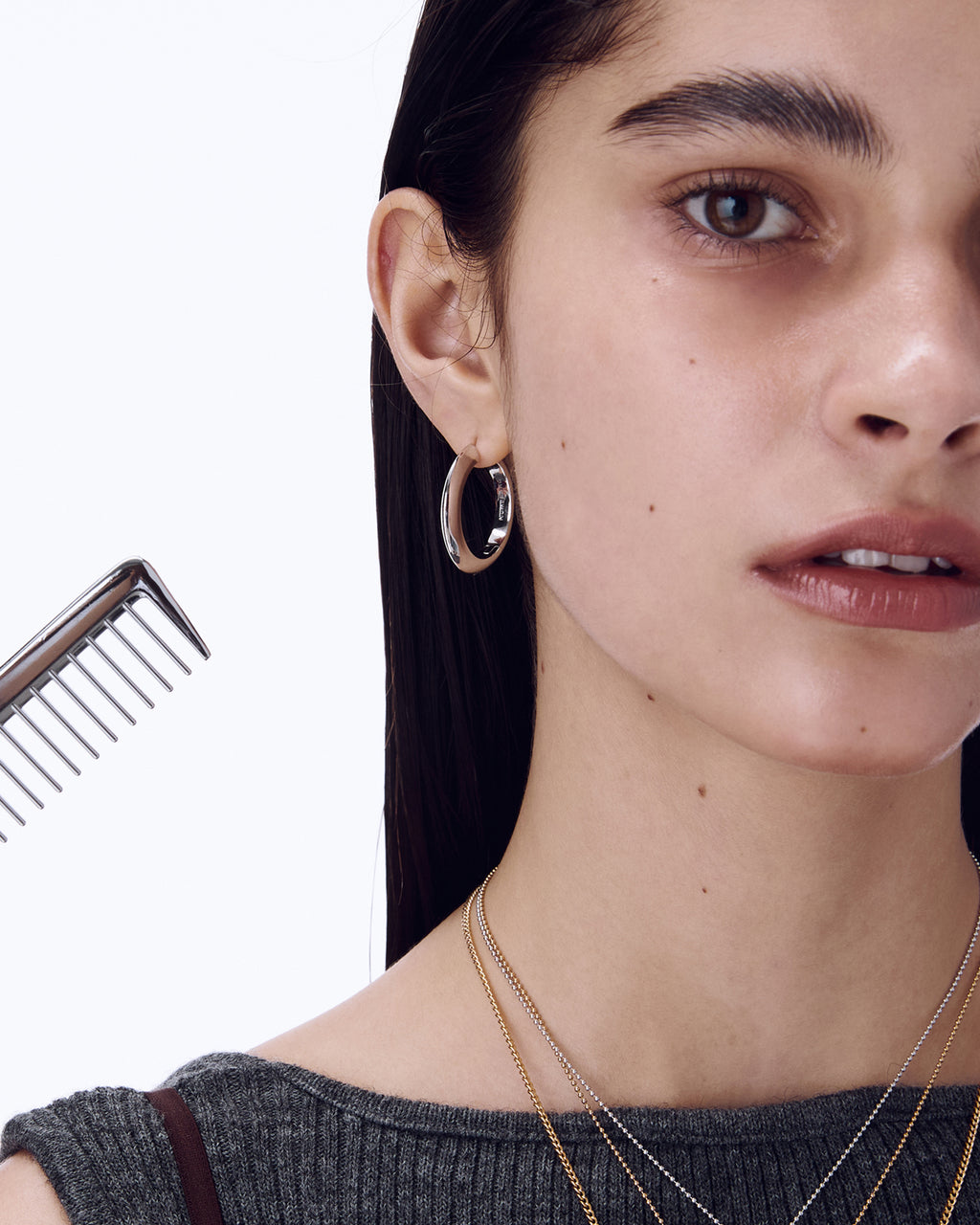 Numbering - Volume Disk Earrings #5118 product image 6 | TRAB K-Fashion Australia