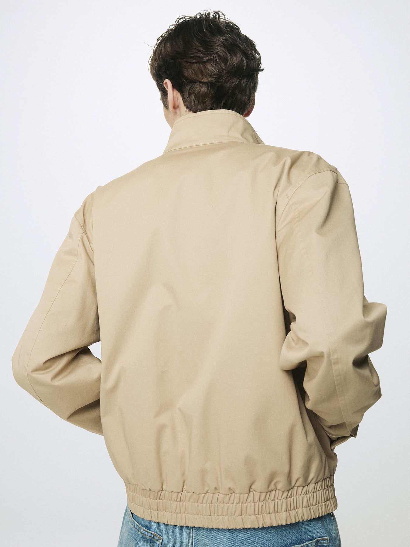 Tonywack - High Density Cotton Harrington Jacket (Beige) product image 6 | TRAB K-Fashion Australia