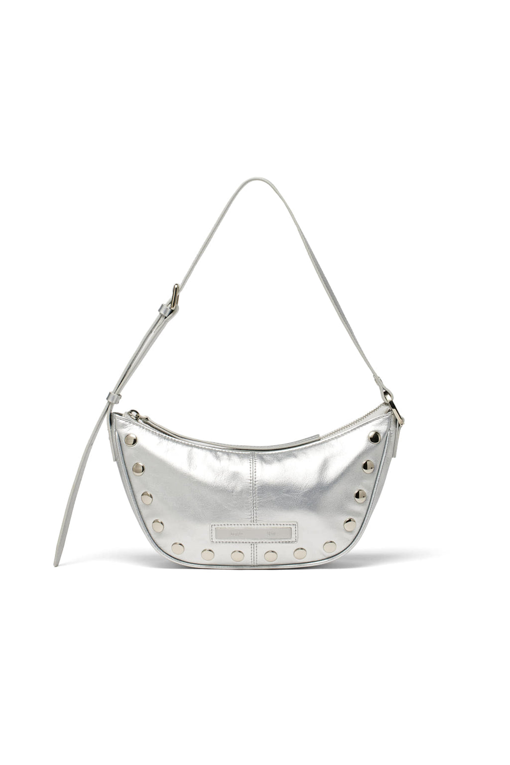 Matin Kim - Stud Leather Shoulder Bag (Silver) product image 1 | TRAB K-Fashion Australia
