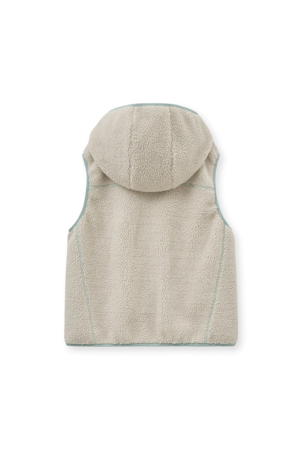 Matin Kim - Fleece Hoody Vest (Ivory) product image 3 | TRAB K-Fashion Australia