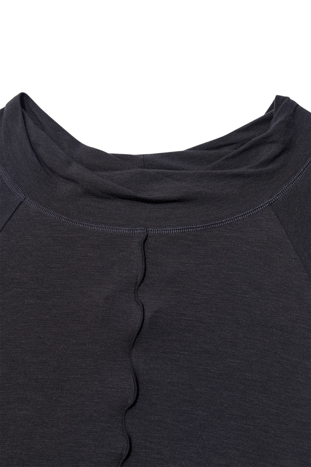 Matin Kim - Wide Neck Raglan Long Sleeve (Charcoal) product image 3 | TRAB K-Fashion Australia