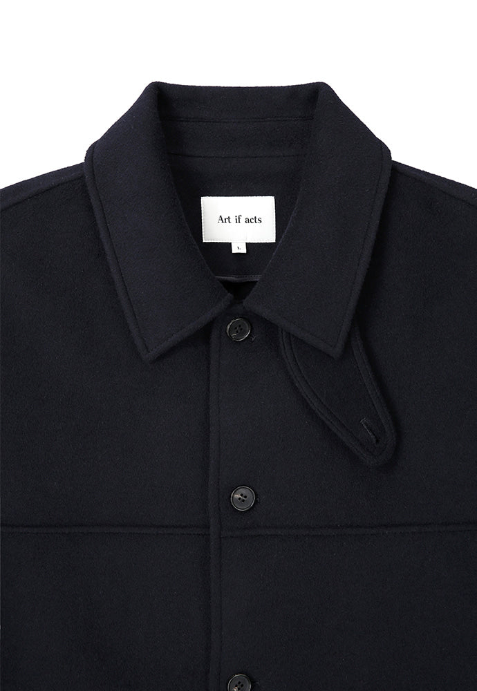 Art if acts - Handmade Car Coat (Deep Navy) product image 9 | TRAB K-Fashion Australia