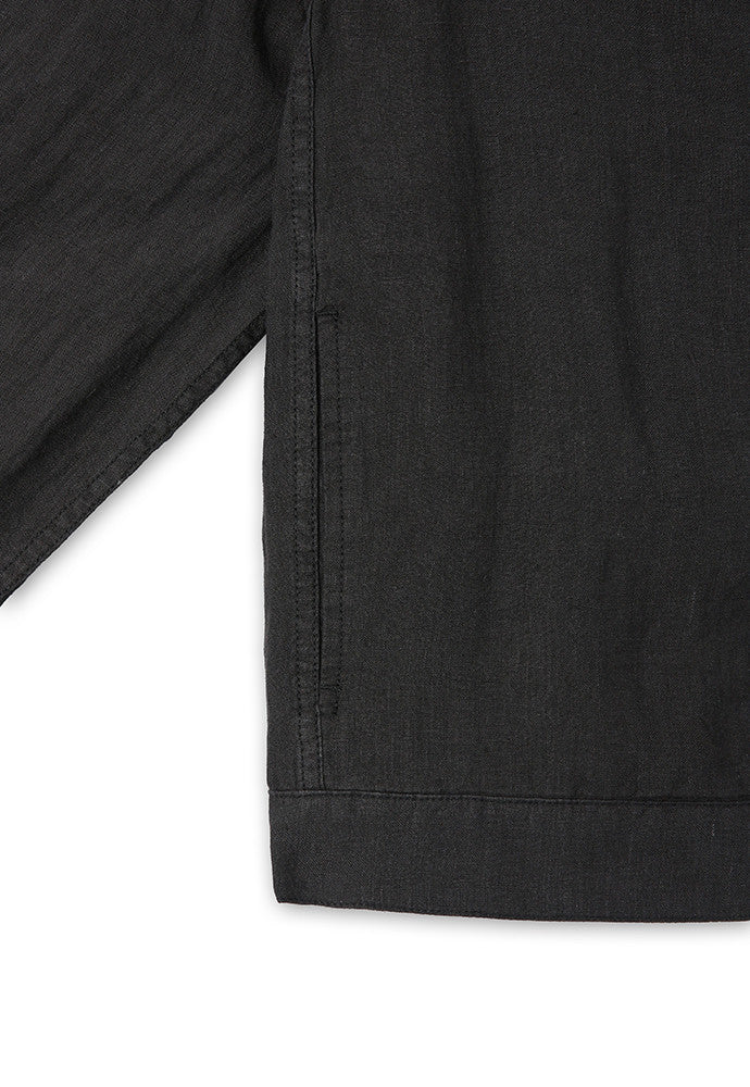 Art if acts - Linen Trucker Jacket (Black) product image 11 | TRAB K-Fashion Australia