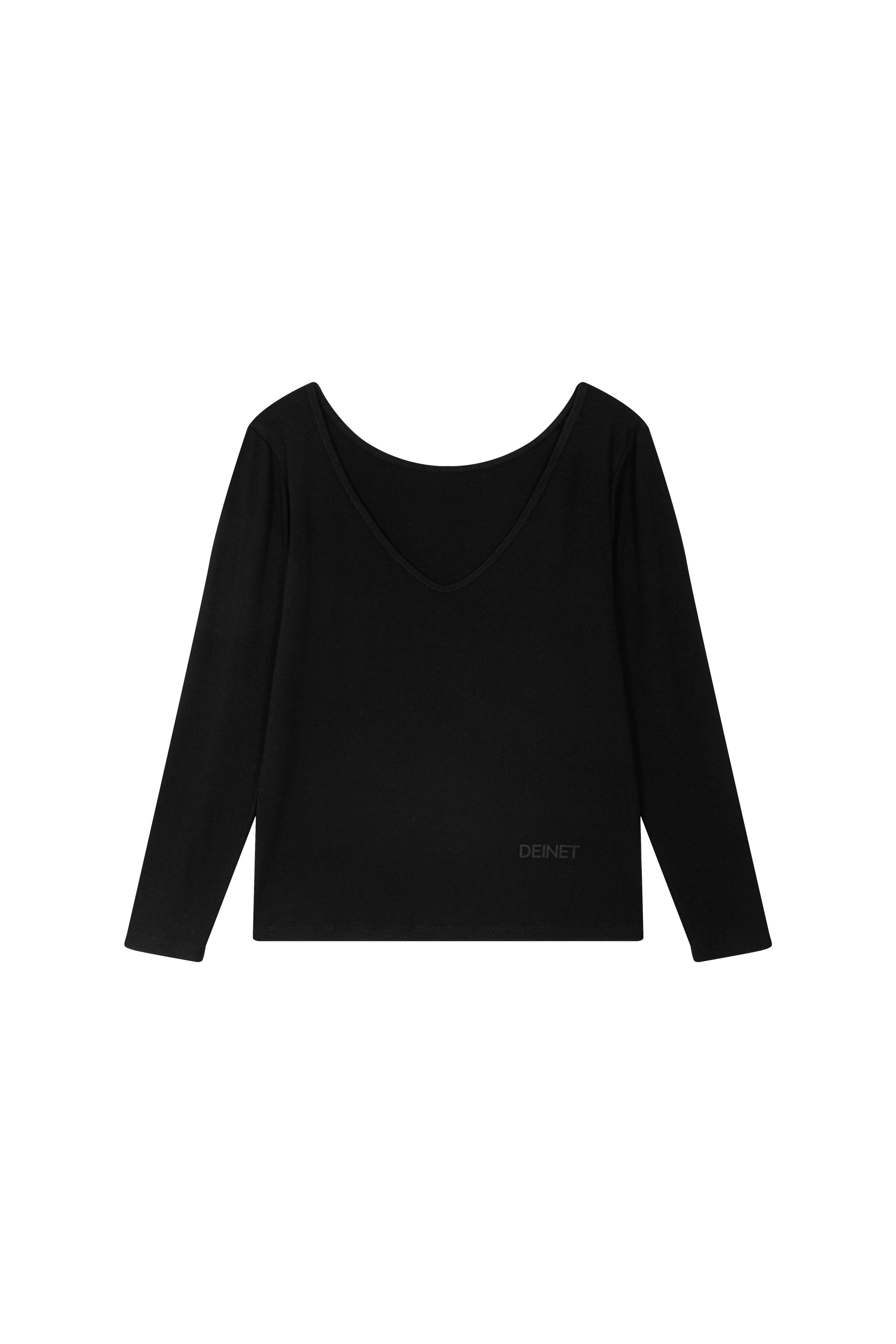 Deinet - Layered Formal T-Shirt Set (Black) product image 3 | TRAB K-Fashion Australia