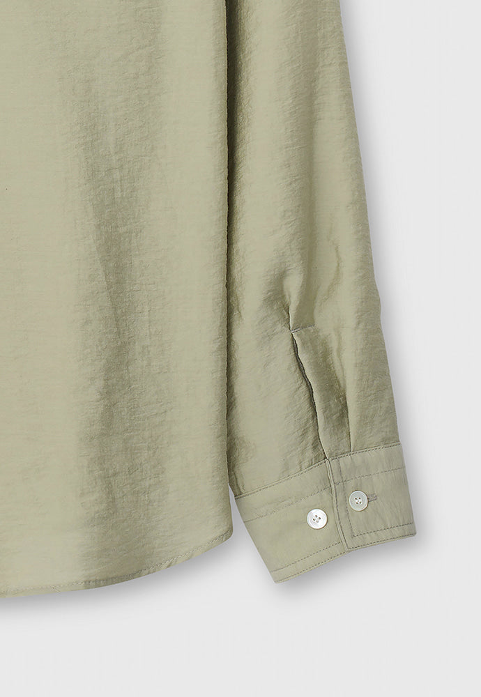 Tonywack - Silk Tencel Brushed Shirt (Pale Green) product image 12 | TRAB K-Fashion Australia
