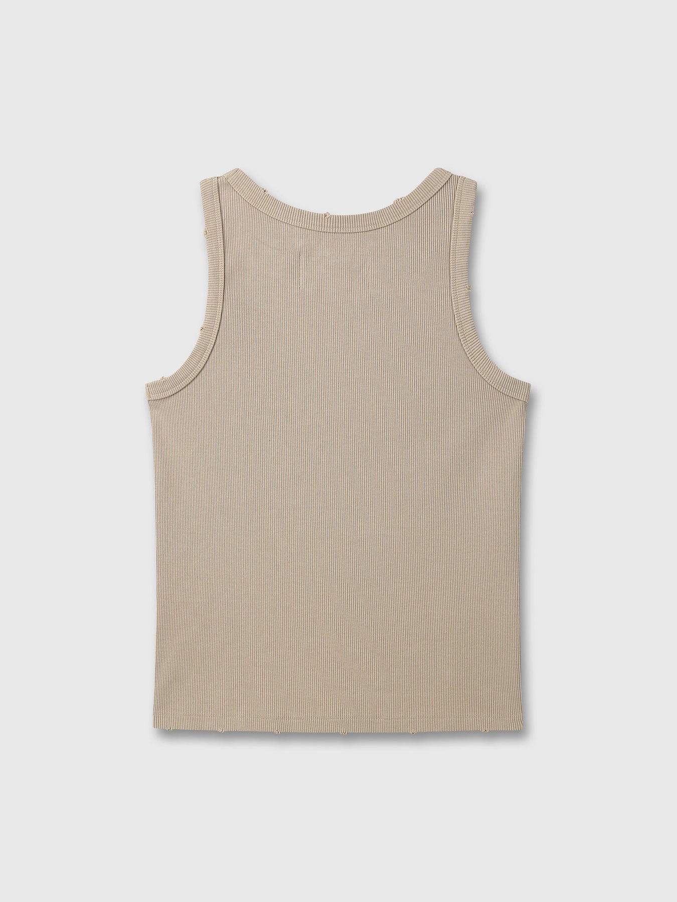 Tonywack - Ribbed Tank Top (Beige) product image 9 | TRAB K-Fashion Australia