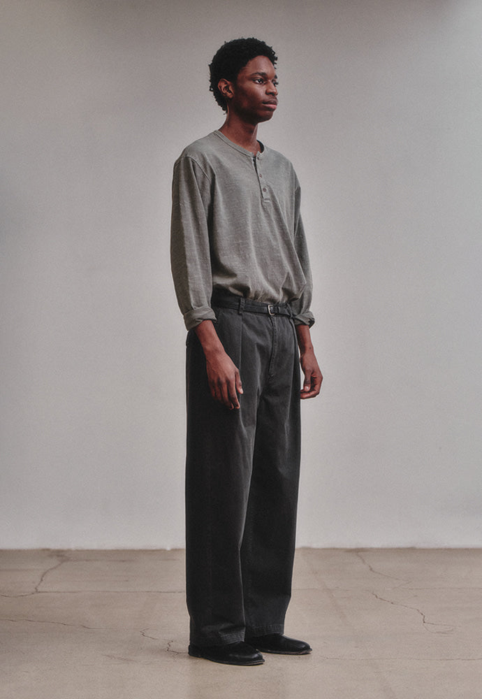 Art if acts - Garment Dyed Henley Long Sleeve (Cliff) product image 3 | TRAB K-Fashion Australia