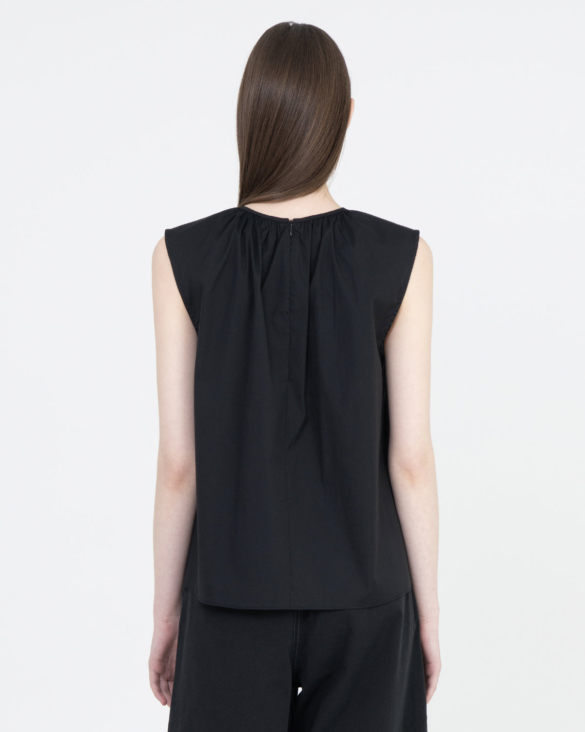 Brownyard - Shirring Sleeveless (Black) product image 2 | TRAB K-Fashion Australia