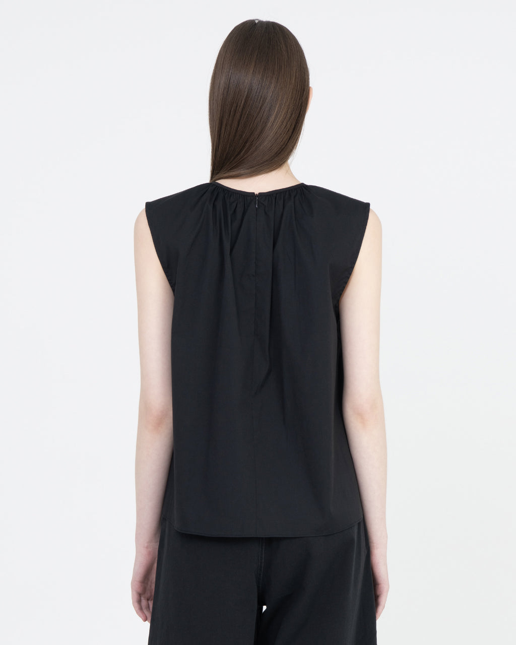 Brownyard - Shirring Sleeveless (Black) product image 2 | TRAB K-Fashion Australia
