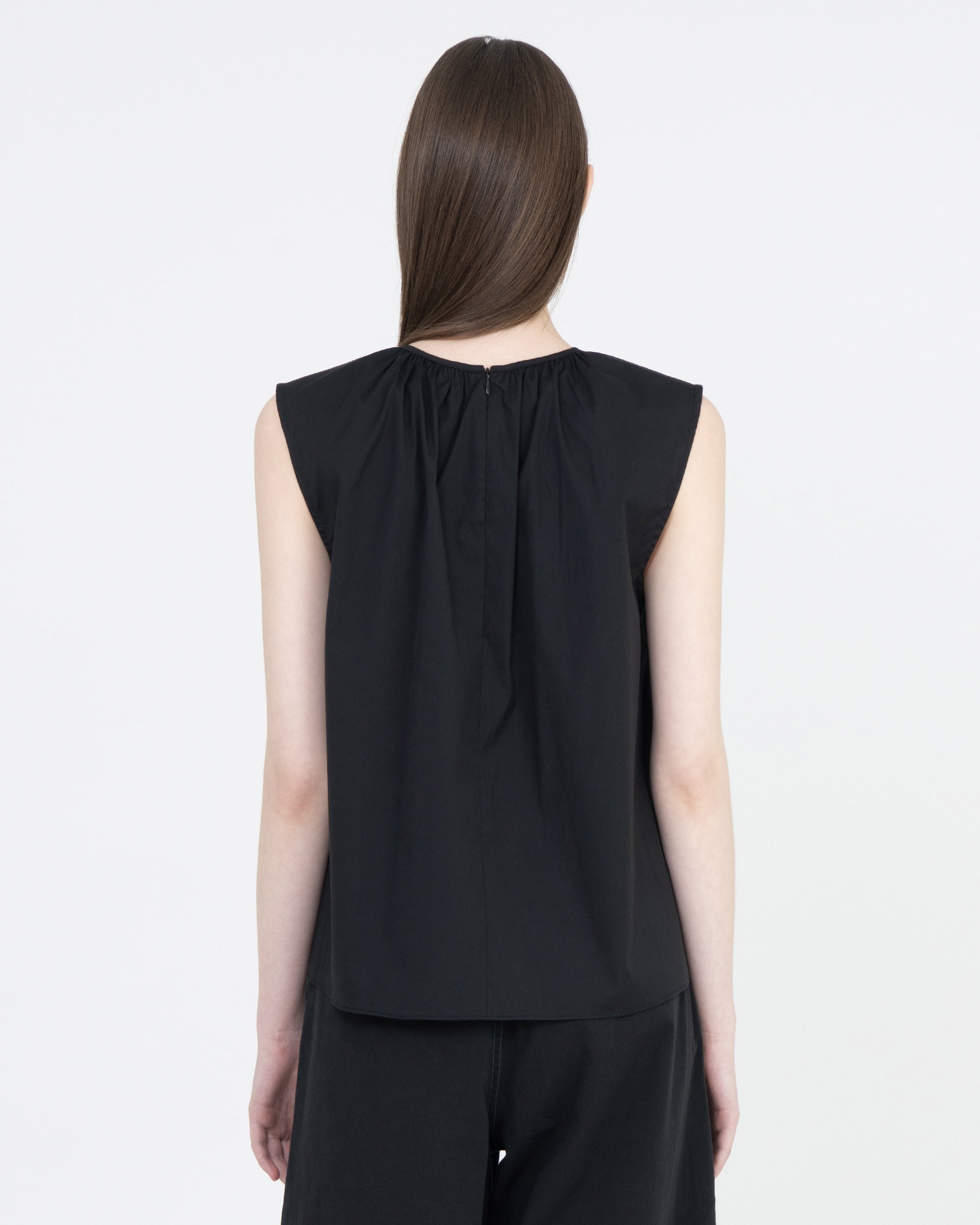 Brownyard - Shirring Sleeveless (Black) product image 2 | TRAB K-Fashion Australia