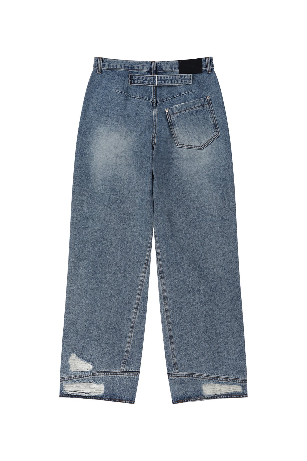 Deinet - Twisted Cinch Back Jeans (Blue) product image 10 | TRAB K-Fashion Australia