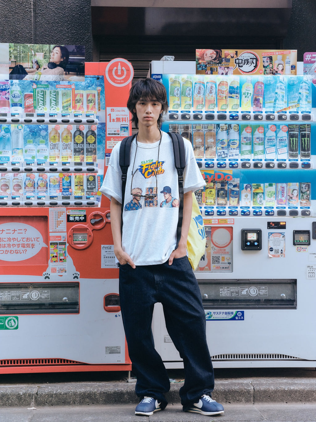 Stu - Fight Club T-Shirt Melange (Grey) product image 10 | TRAB K-Fashion Australia