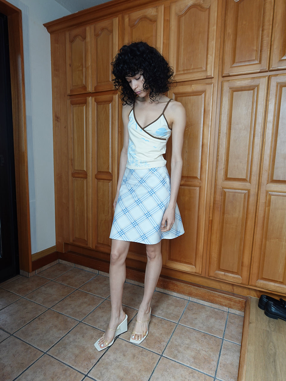 Kijun - [Ships 17 June] Scenery Wrap Tank Top (Butter) product image 4 | TRAB K-Fashion Australia