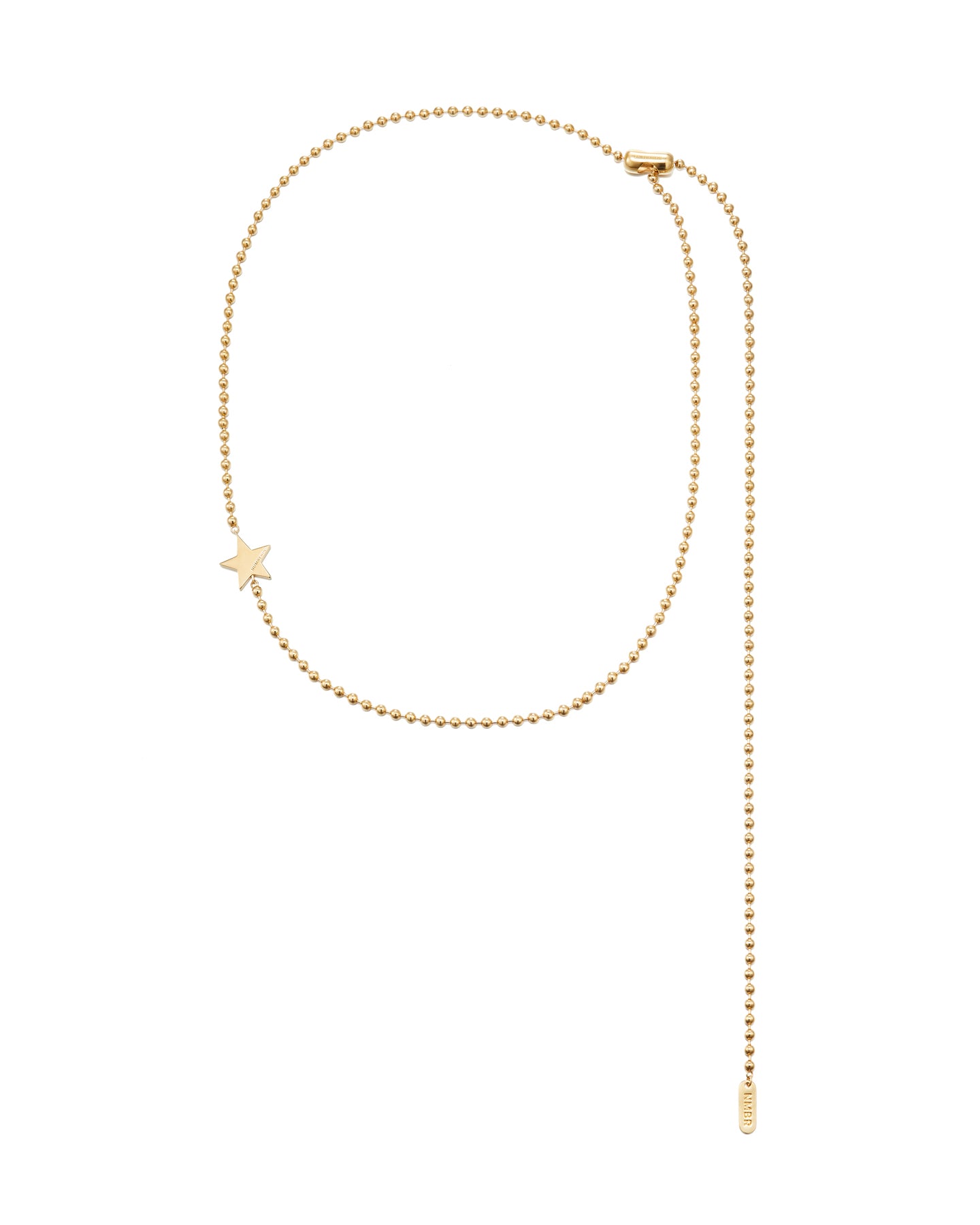 Numbering - Star Ball Chain Necklace #5776 product image 9 | TRAB K-Fashion Australia