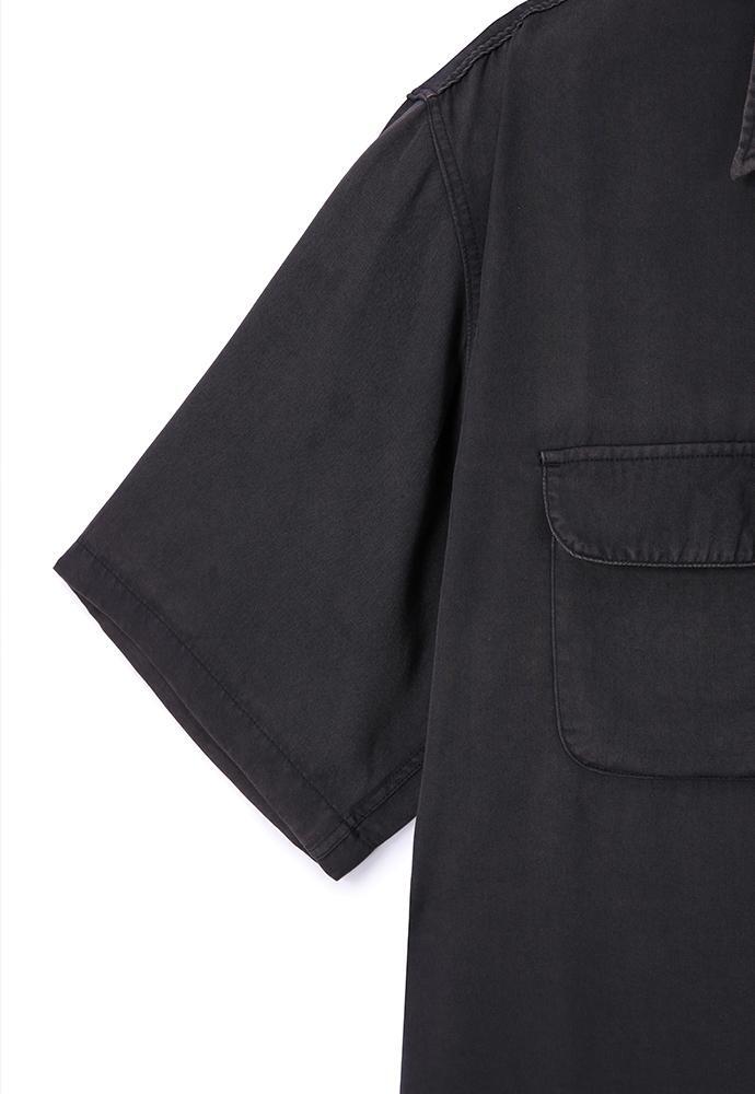 Art if acts - Tencel Two Pocket Half Shirt (Faded Black) product image 12 | TRAB K-Fashion Australia