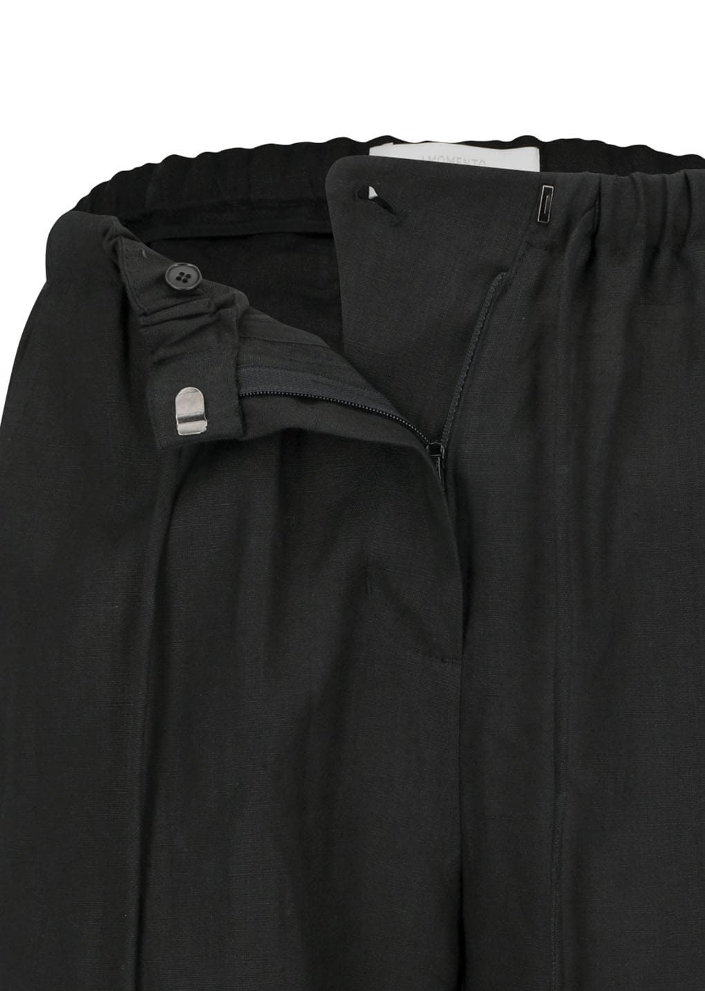 Amomento - Linen Banding Pants (Black) product image 12 | TRAB K-Fashion Australia