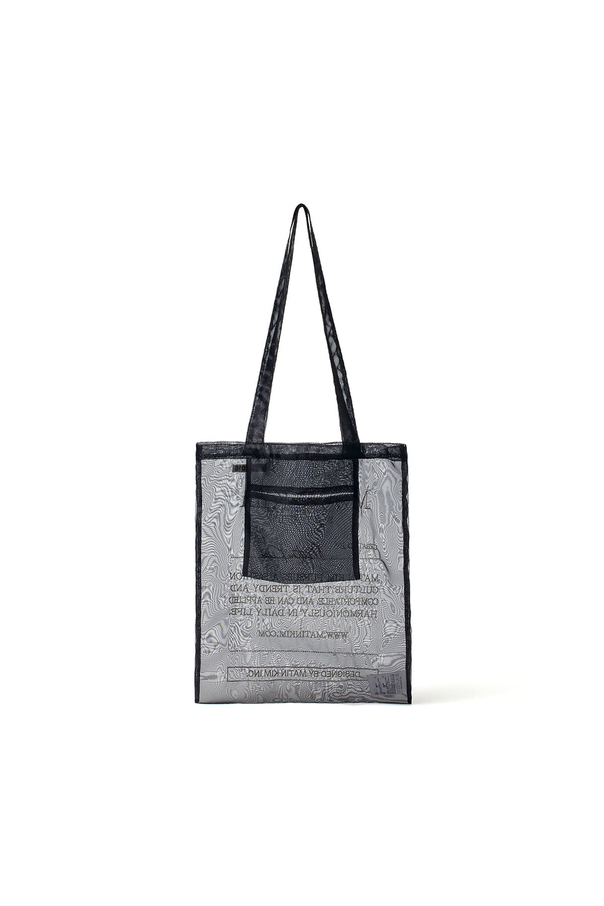 Matin Kim - Organza Ecobag (Black) product image 2 | TRAB K-Fashion Australia