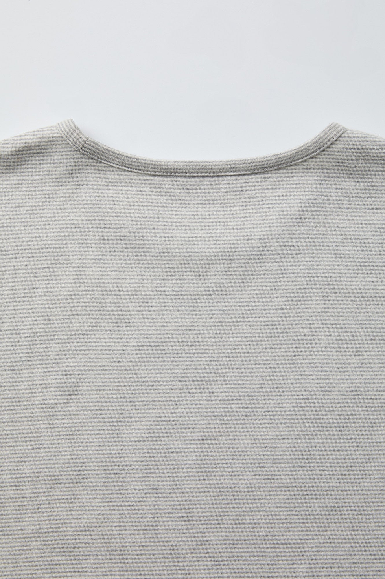 Coor - Stripe Crop T-Shirt (Melange Gray) product image 6 | TRAB K-Fashion Australia