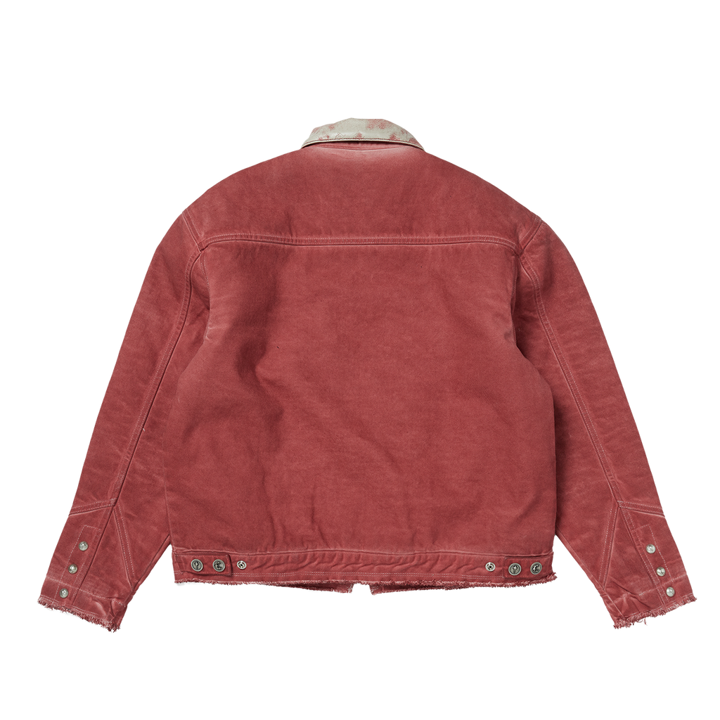 Thug Club - TC Washed Work Jacket (Red) product image 2 | TRAB K-Fashion Australia