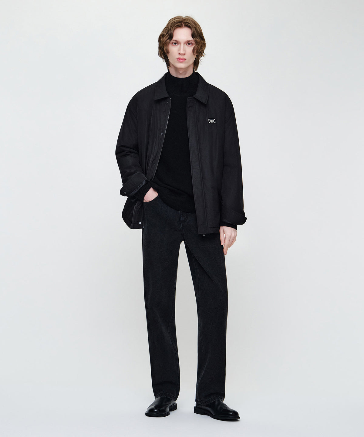 Marithe & Francois Girbaud - Shirts Padded Jacket (Black) product image 4 | TRAB K-Fashion Australia