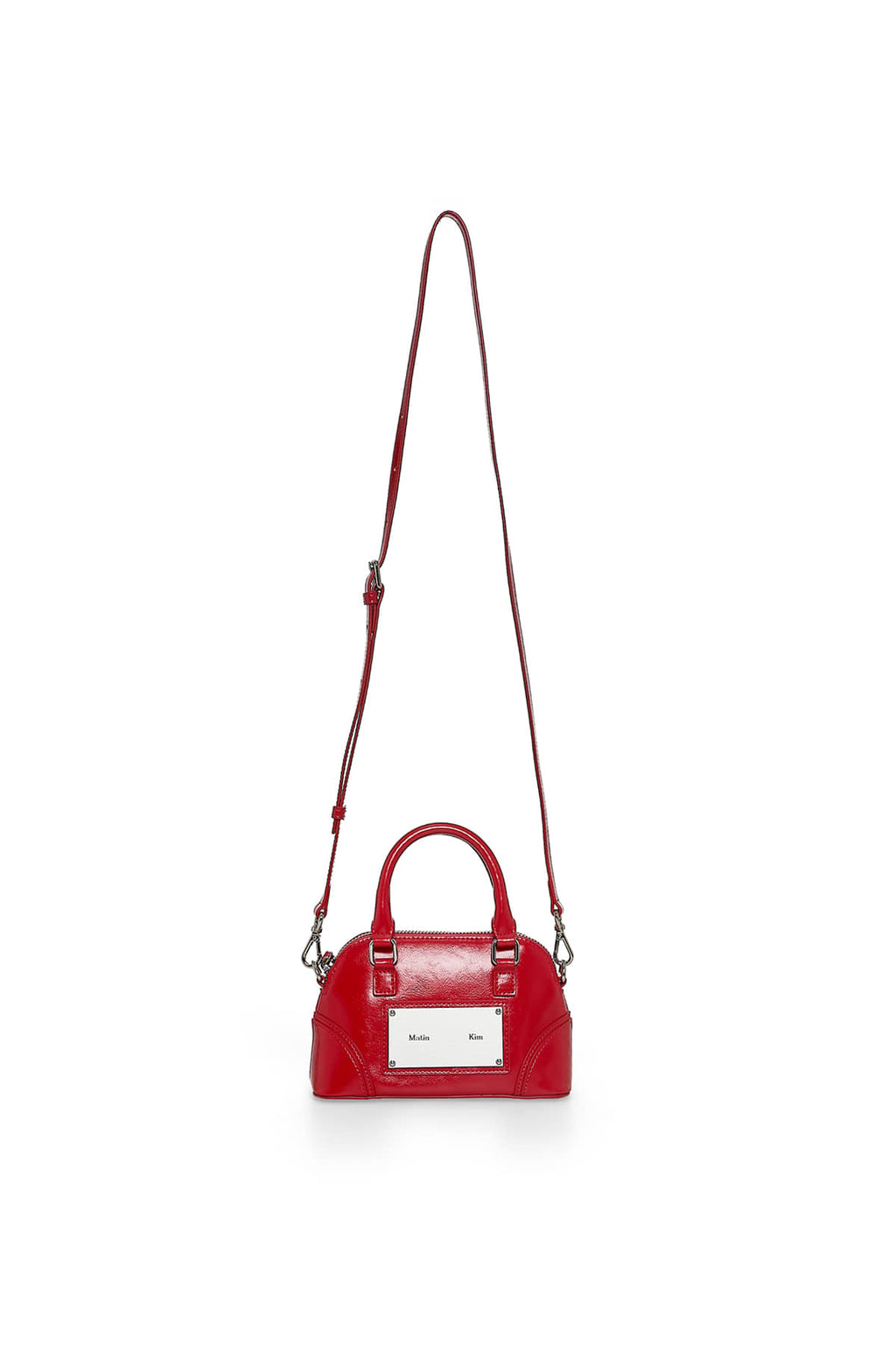 Matin Kim - Curve Zip Mini Bag (Red) product image 4 | TRAB K-Fashion Australia