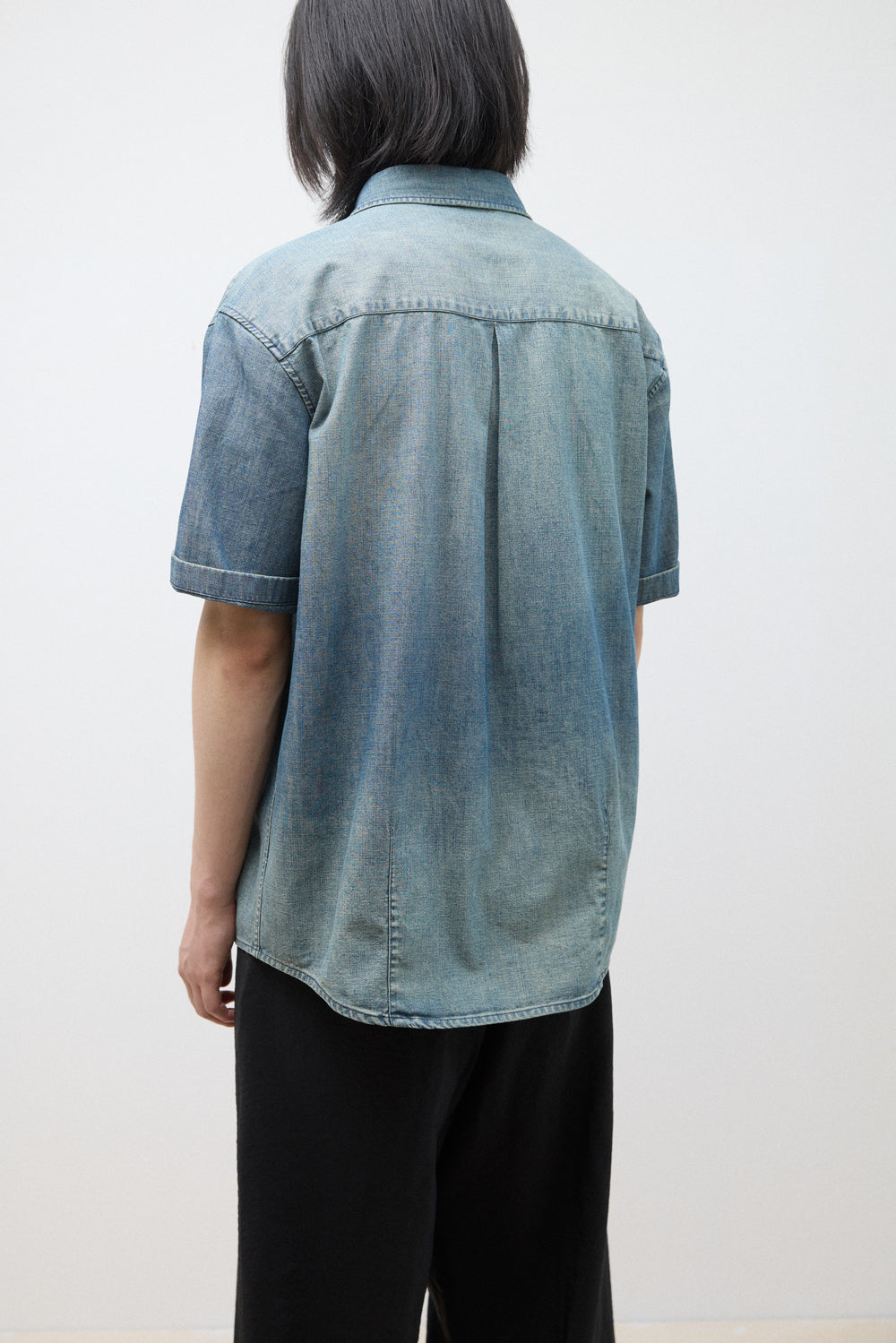 Hatchingroom - Vented Shirt Chambray (Blue) product image 16 | TRAB K-Fashion Australia