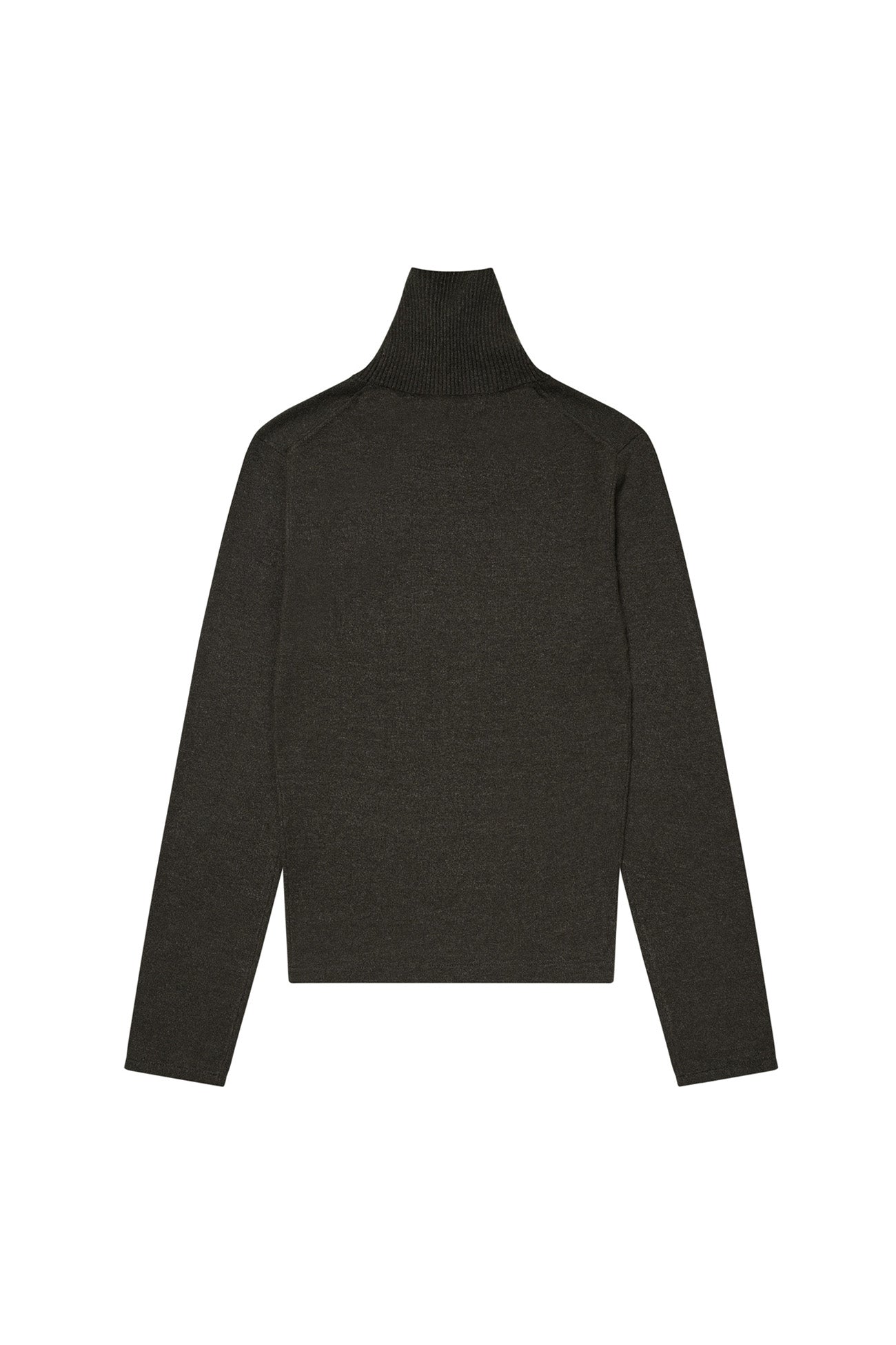 Deinet - Turtleneck Slim Knit Top (Charcoal) product image 2 | TRAB K-Fashion Australia
