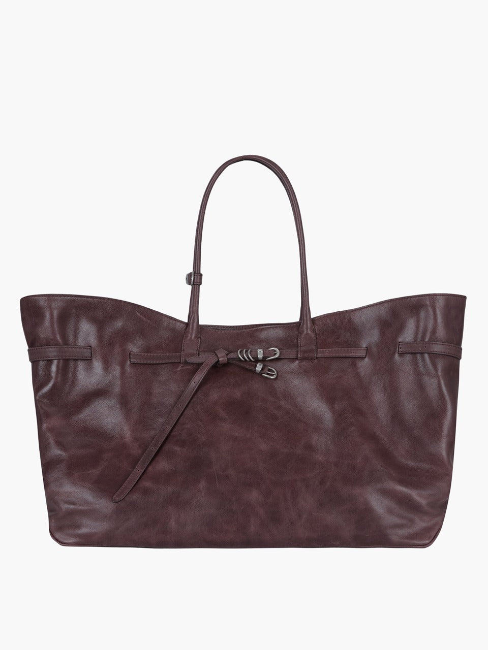 Marge Sherwood - Grandma Used Bag Xl (Wine Pull-Up) product image 4 | TRAB K-Fashion Australia