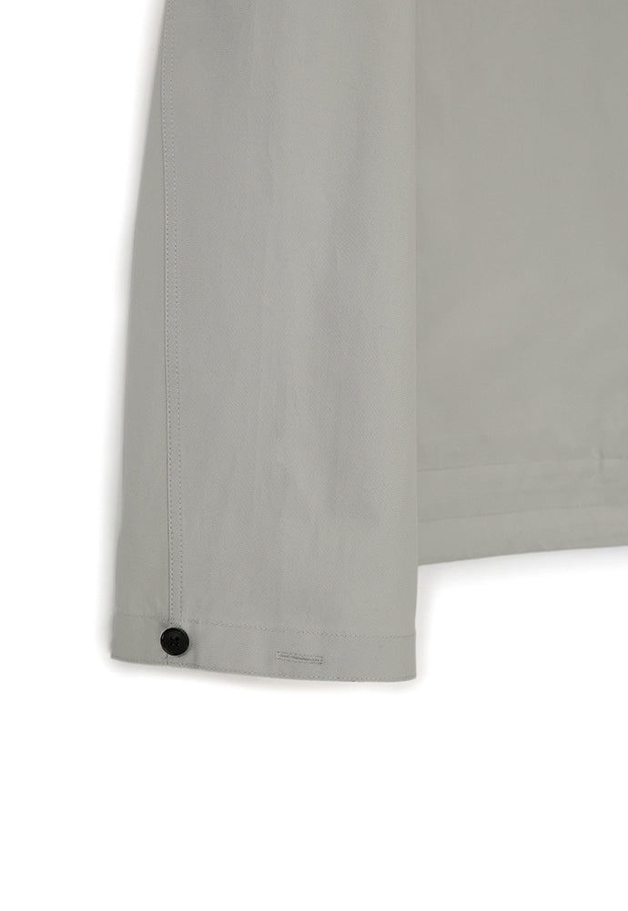 Art if acts - One Pocket Stand Collar Shirt (Grey) product image 8 | TRAB K-Fashion Australia